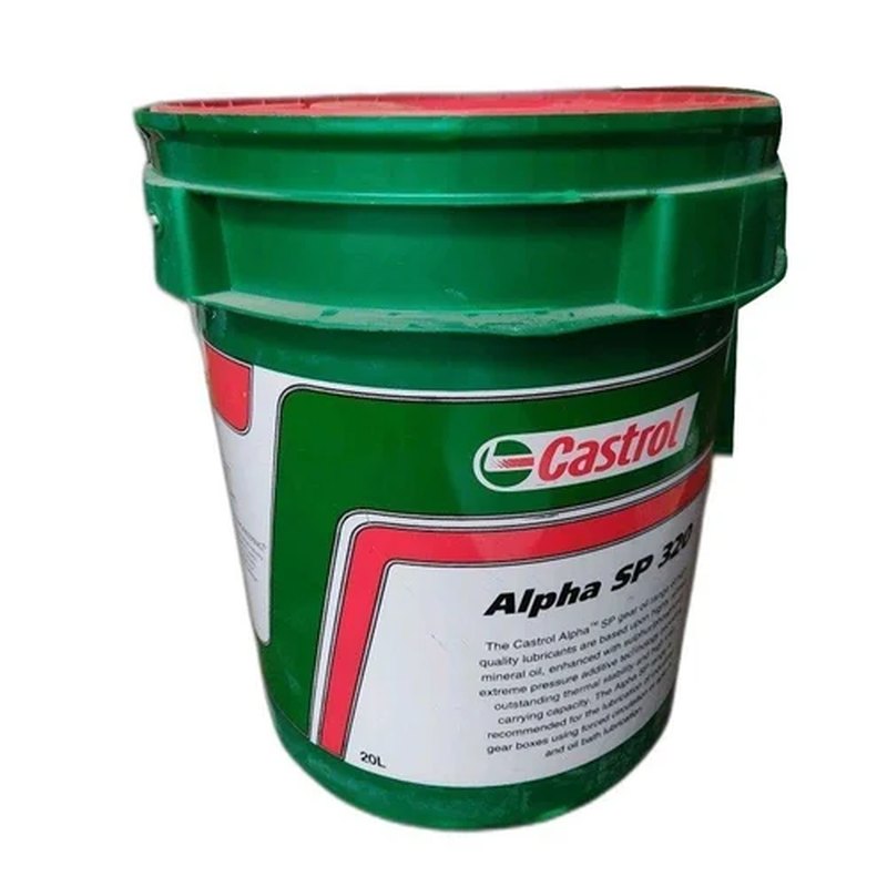 Castrol Alpha SP 320 industrial gear oil in a 20 litre pail